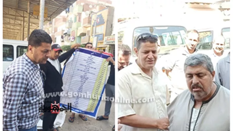 سرور وصعوان يتفقدان مواقف الأجرة ومحطات الوقود بقويسنا