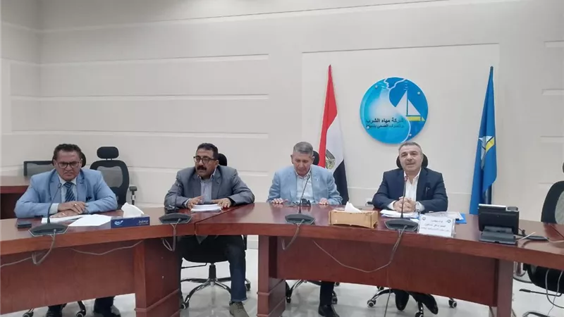 رئيس مياه دمياط يتابع مشروعات المبادرة الرئاسية حياة كريمة..صور
