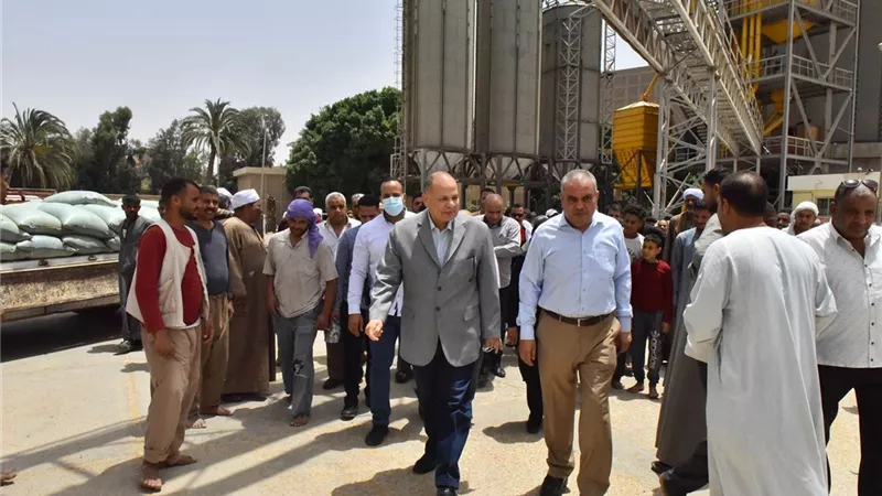 محافظ أسيوط : توريد 11088 طن قمح حتى اليوم