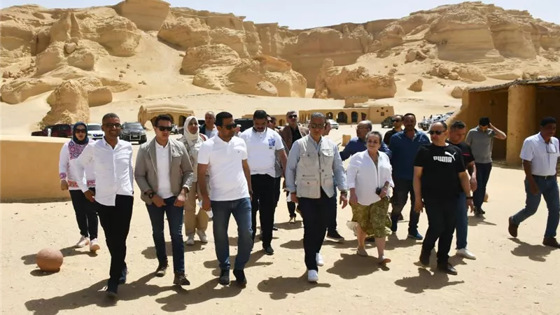 الأميرة عالية بنت الحسين تزور محمية وادي الحيتان