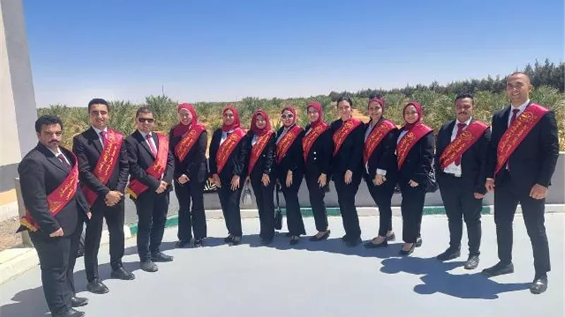 توشكى تستقبل وفد طلاب جامعة عين شمس