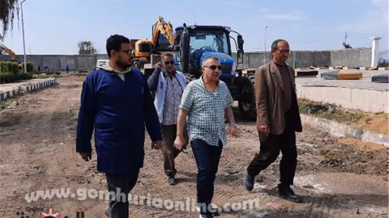 رئيس مياه دمياط يتفقد مشروعات التطوير