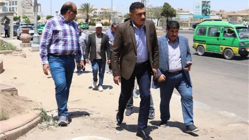 رئيس جهاز السادات يكشف عن أهم مشروعات الطرق فى المدينة.. بالصور