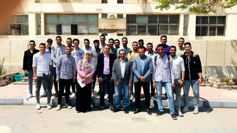 رحله علميه لطلاب تكنولوجيا التعليم بجامعة بني سويف