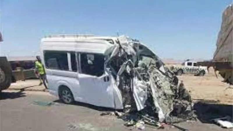إصابة 5 أشخاص فى تصادم بالشرقية