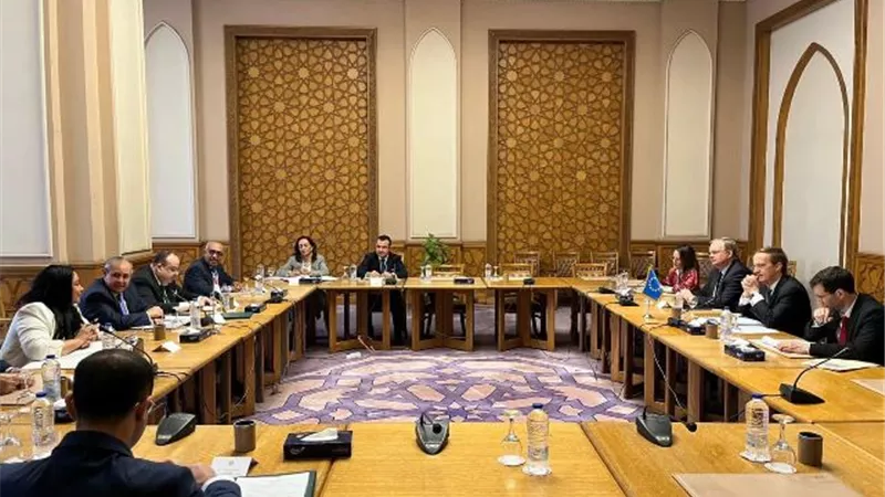 مساعد وزير الخارجية يترأس جلسة مباحثات مع مسئول بالاتحاد الأوروبي