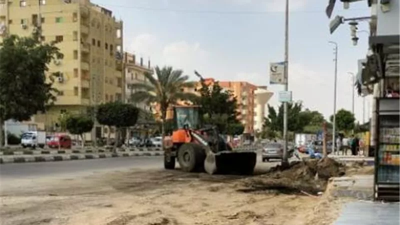 توسعة ورصف شوارع حي ثالث الإسماعيلية