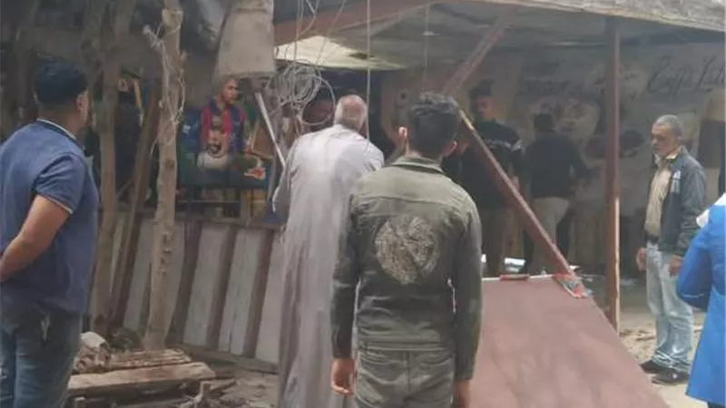 إزالة ١٣٨ حالة تعدي على أملاك الدولة بدمياط