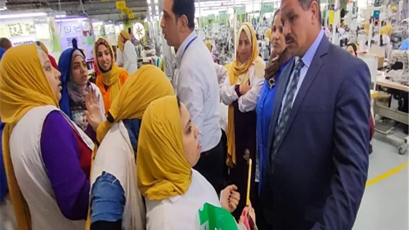 القوى العاملة تنظم جولة ميدانية بالمنطقة الصناعية بالمنيا