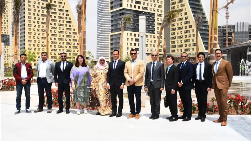 بالصور .. جولة لمساعد الأمين العام للأمم المتحدة بمشروعات العاصمة الإدارية