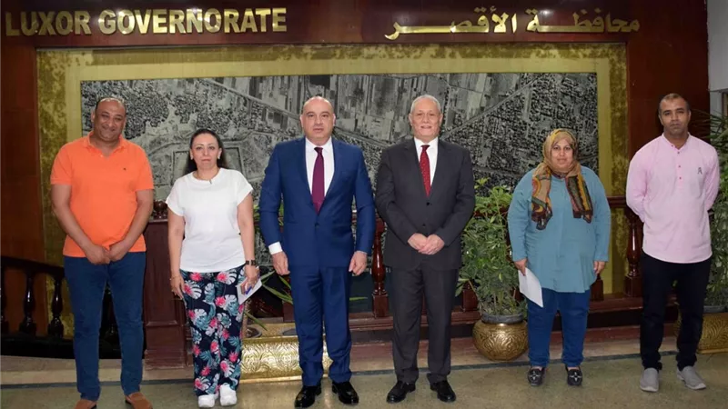 محافظ الأقصر يلتقى القائم بأعمال سفير جورجيا بالقاهرة