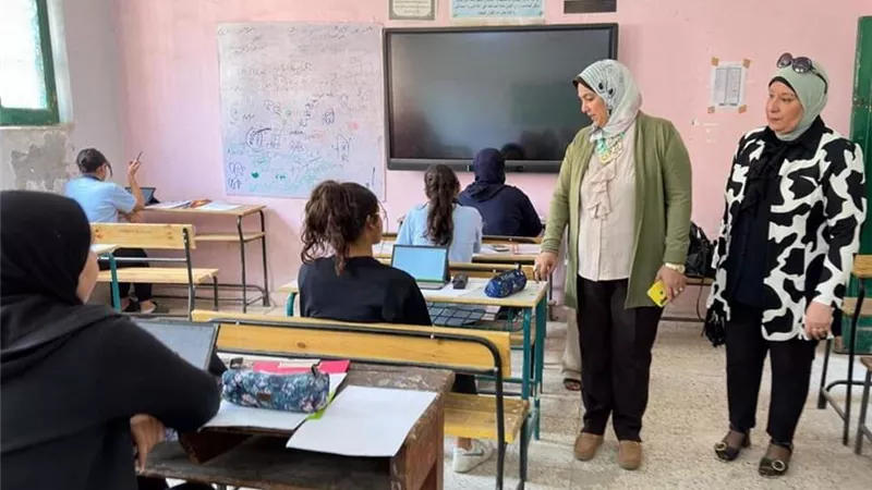 وكيل مديرية الجيزةتتفقد لجان امتحانات إدارتي الدقي وبولاق الدكرور