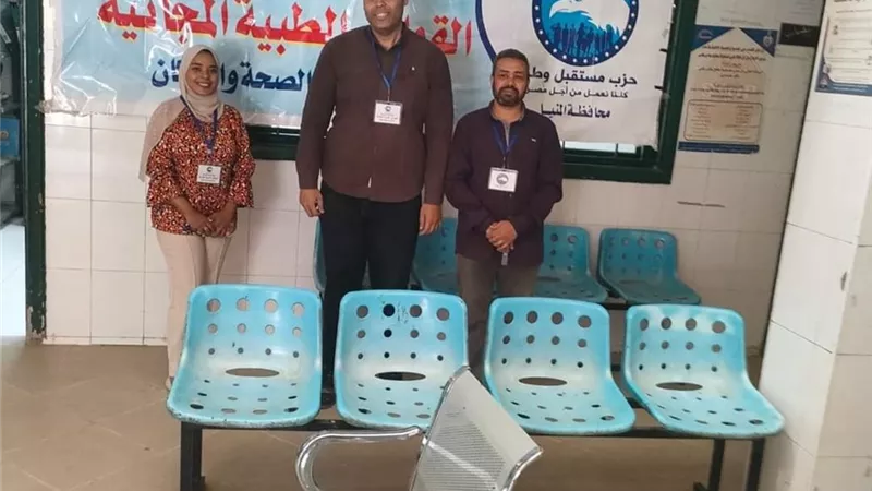 الكشف علي ١١٦ حالة في قافلة 
