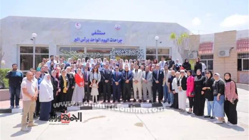 محافظ دمياط تفتتح أعمال تطوير مستشفى اليوم الواحد برأس البر