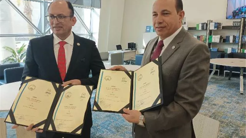 تعرف على برتوكول التعاون التقنى بين جامعتى حلوان و المنصورة
