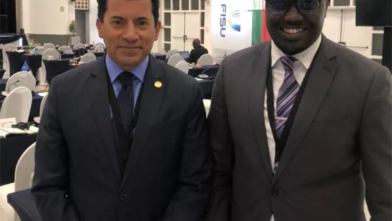 وزير الشباب يفوز برئاسة الاتحاد الرياضي الأفريقي للجامعات
