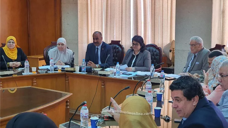 الفولى يشهد إجتماع مجلس شئون التعليم بجامعة المنوفية