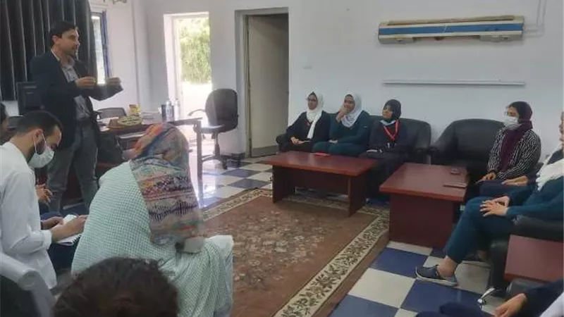 ندوة تثقيفية عن اهمية غسل الايدى بمستشفي دهب المركزى