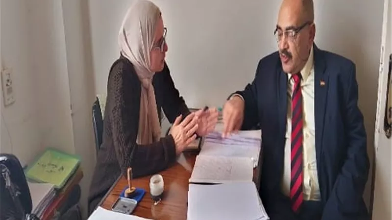 القوى العاملة:جولة لمتابعة العمل بمكتب 