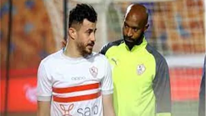 شيكابالا والونش علي دكة بدلاء الزمالك أمام بروكسي فى الكأس