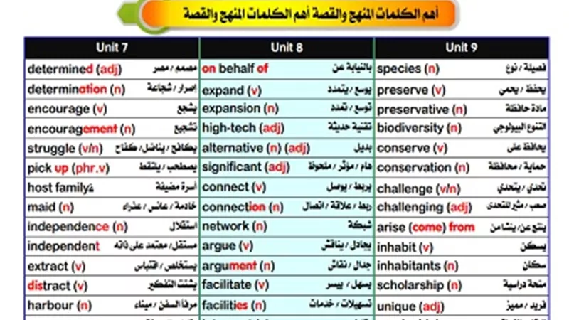 روشتة التفوق في اللغة الانجليزية للصف الثاني الثانوي الترم الثاني