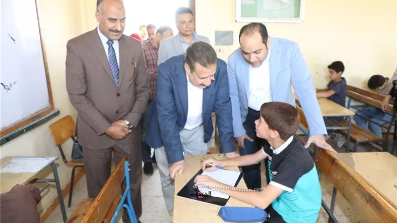 محافظ المنوفية: نقل مدير مدرسة لضعف الإشراف فى الإمتحانات