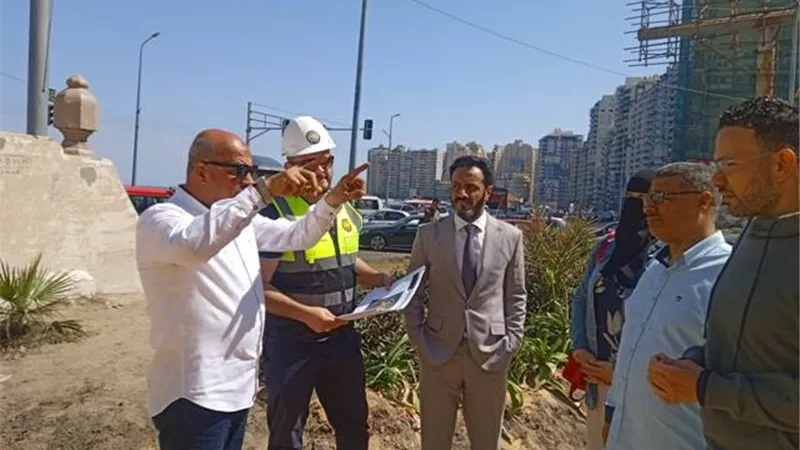 تطوير ورفع كفاءة حديقة مسجد سيدى بشر وميدان الفسحة