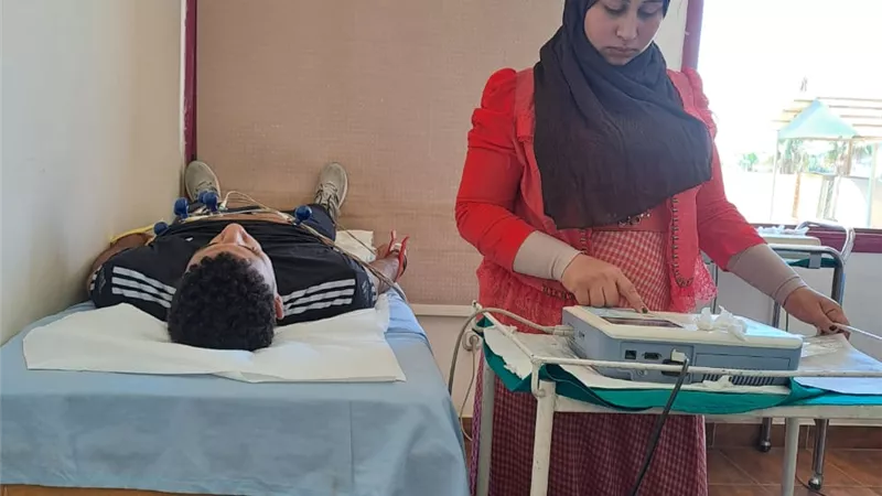 فحوصات طبية للاعبي الأندية والمنتخبات الوطنية بمركز الطب الرياضى