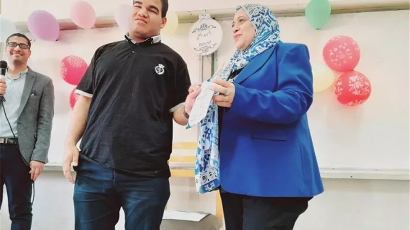 طالب آداب بني سويف الثاني علي الجمهورية في الجودو