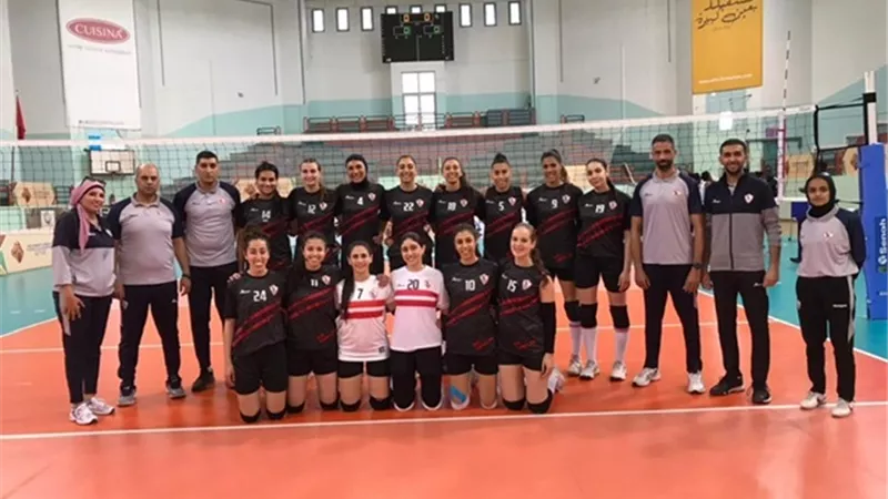 بطولة أفريقيا لسيدات الطائرة .. الزمالك يهزم الجيش الرواندى
