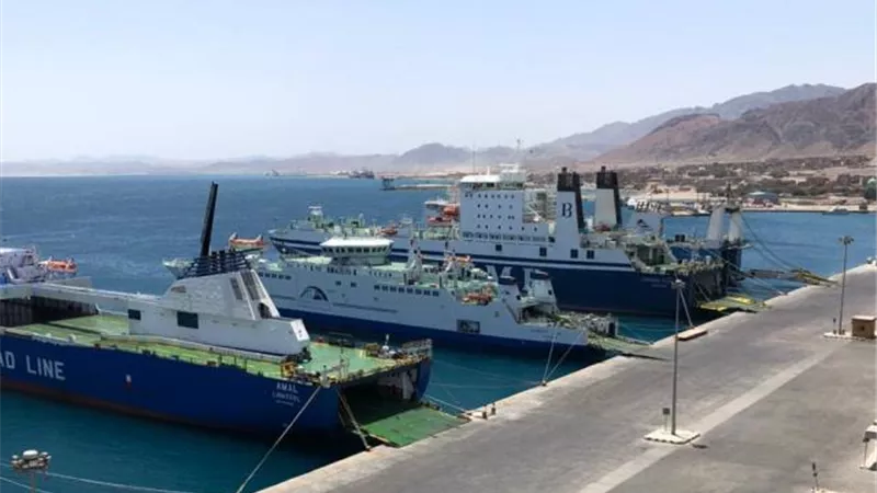 تصدير41 الف طن فوسفات عبر موانيء البحر الأحمر