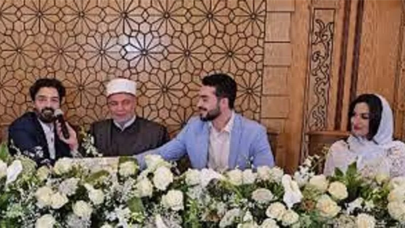 حميد الشاعري يحتفل بعقد قران نجلته الكبرى