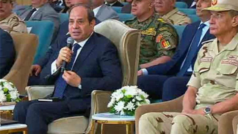الرئيس السيسي: نستهدف جذب المستثمرين والكثافات السكانية للمناطق المستصلحة