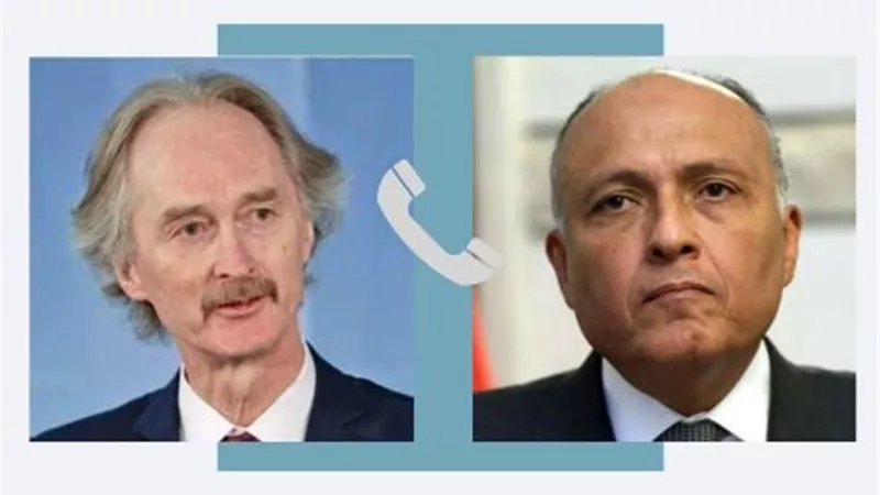وزير الخارجية يتلقى اتصالاً هاتفياً من مبعوث الأمم المتحدة الخاص