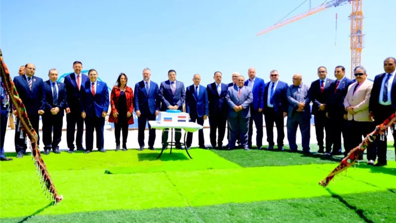 صب الخرسانة الأولى للمجموعة الثالثة لمحطة الضبعة النووية