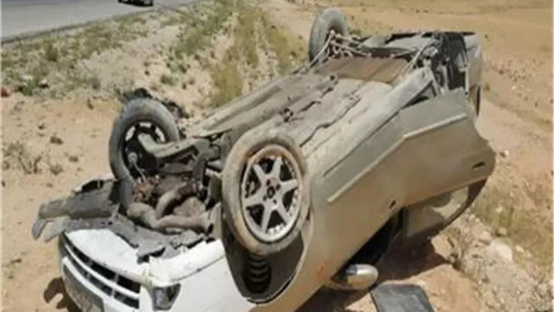 إصابة 5 بينهم طفلين في انقلاب سيارة بالطريق الصحراوي بأسيوط