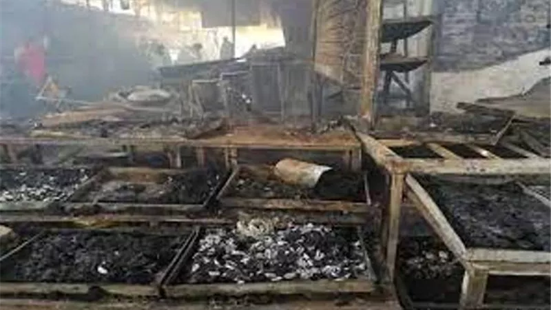 القاهرة الإخبارية: اندلاع حريق كبير فى سوق أم درمان بالسودان