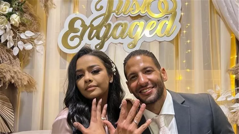 من هو خطيب الفنانة أسماء أبو اليزيد