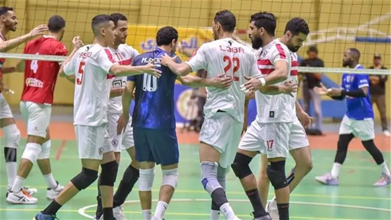 طائرة الزمالك يهزم مستقبل المرسى التونسي في بطولة إفريقيا