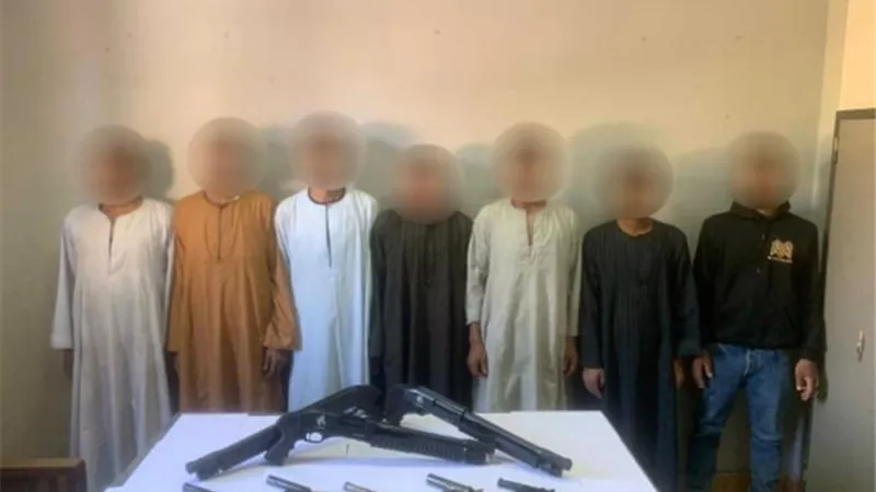 الداخلية: ضبط 20 قطعة سلاح ناري خلال حملة أمنية بقنا