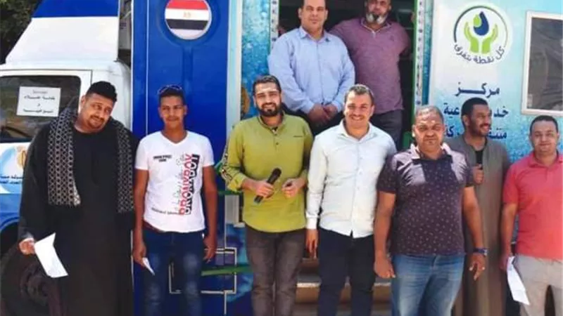 بدء التعاقد على الوصلات المنزلية لمشروع صرف صحى ادفا فى سوهاج