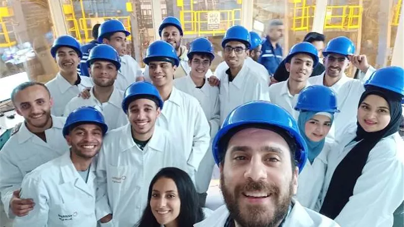 طلبة هندسة القناة أنبهروا بالمشروعات الصناعية بالعين السخنة