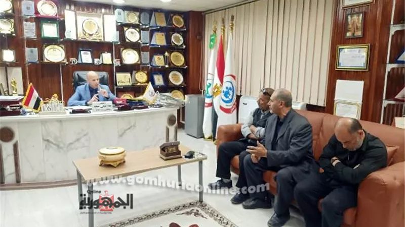 مسعود يناقش خطة تطويرالمستشفيات مع مديرى الادارات الفنية