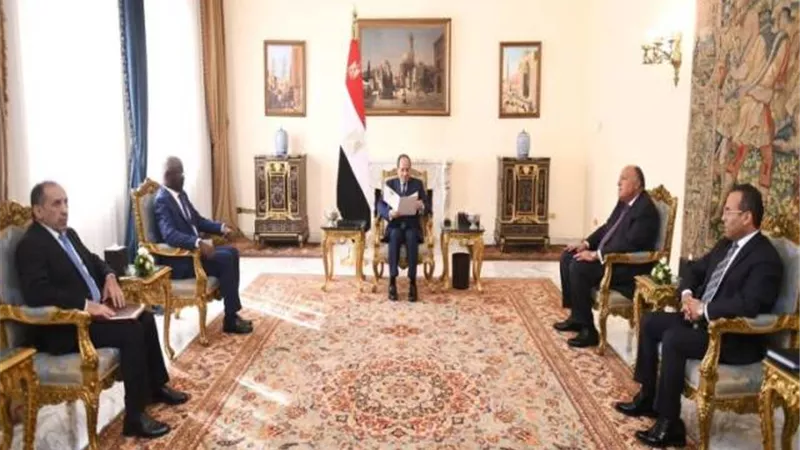 الرئيس السيسى يتسلم رسالة خطية من نظيره الموريتانى