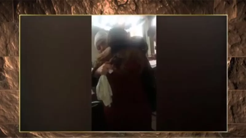 بالأحضان.. أول لقاء بين ميار الببلاوي ووفاء مكي