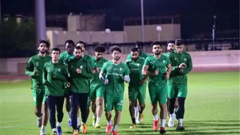 المصري يواصل استعداداته لمواجهة الاتحاد السكندرى فى الدورى