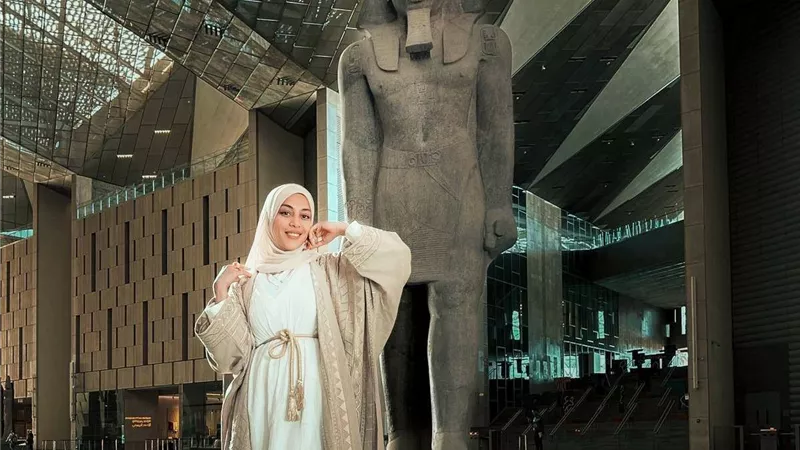 الانفلونسر إيمان أحمد تطلق مبادرة لتشجيع السياحة في مصر