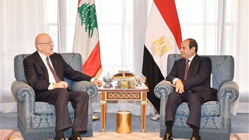 الرئيس السيسي يؤكد الاعتزاز بخصوصية العلاقات بين مصر ولبنان