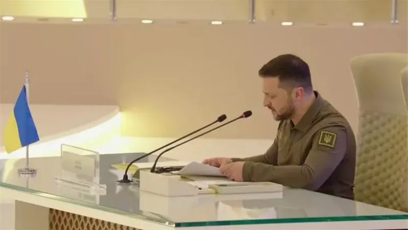 زيلينسكي أمام القمةالعربية:نثمن الوساطةالسعوديةللإفراج عن الأسرى