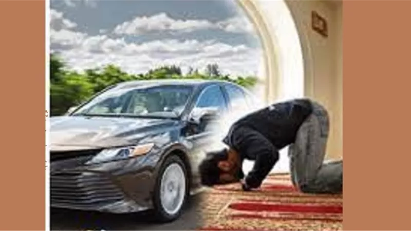 فقه الصلاة فى السيارة للفريضة او النافلة يبينه وكيل الاوقاف